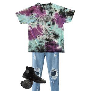 The Goonies Custom Tie Dyed Tee - Unisex Medium